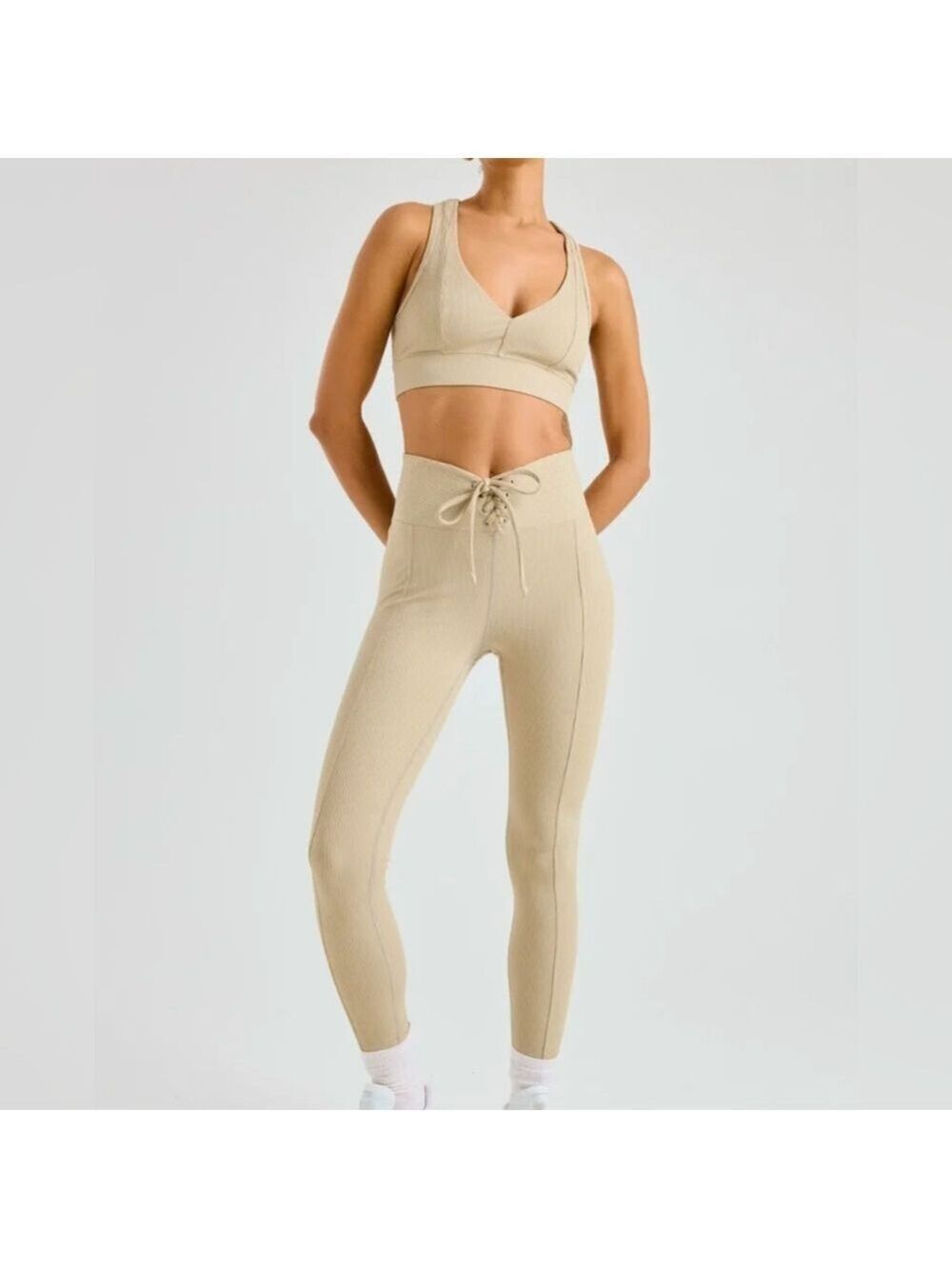 Year Of Ours Dune Ribbed Football Leggings Size Small
